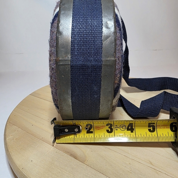 Vintage Western Style 2 Qt. Blanket Canteen Rustic Adjustable Strap Prop Decor f - Picture 9 of 9